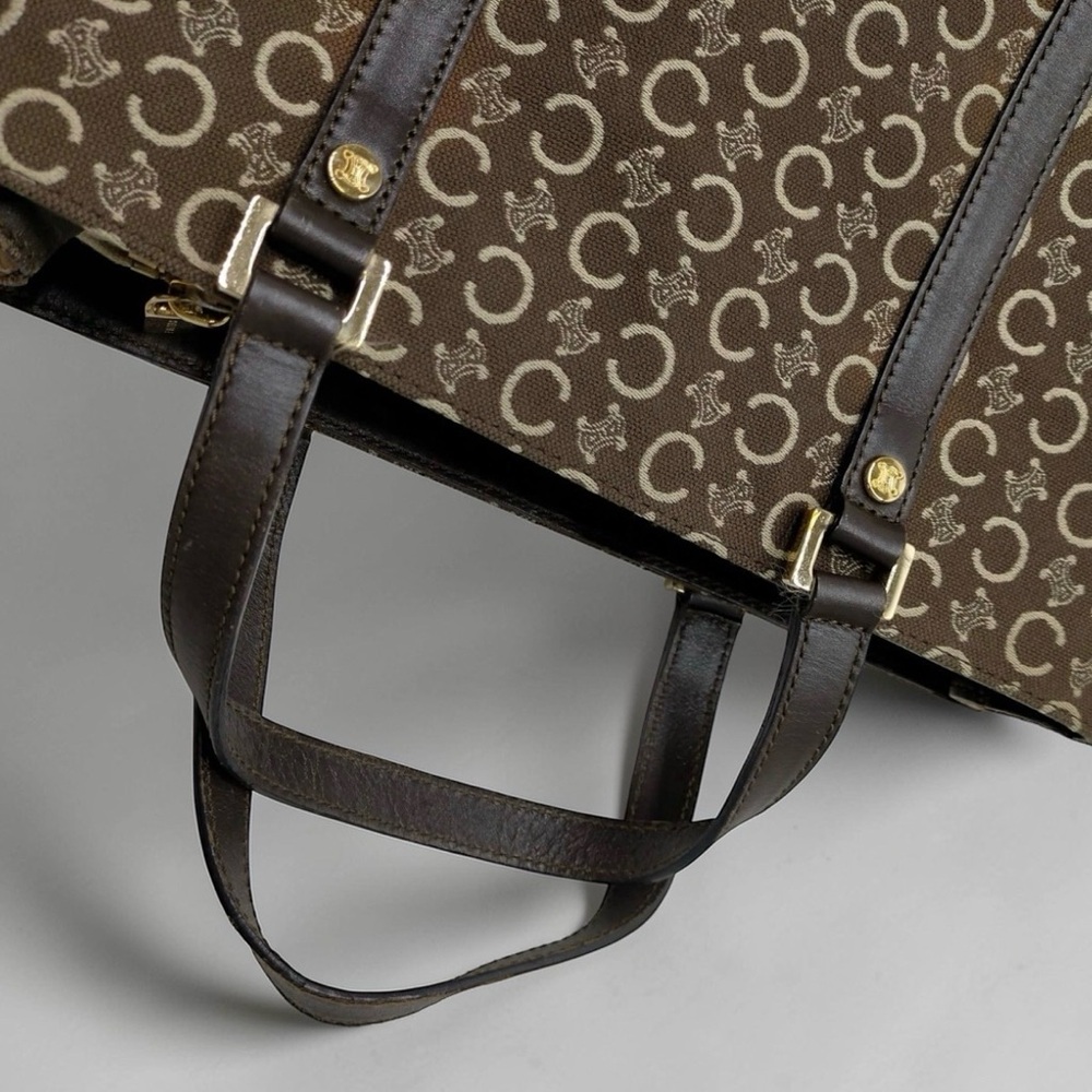 CELINE Signature Canvas/Leather Tote Bag 😍❤️ - Picture 10 of 13